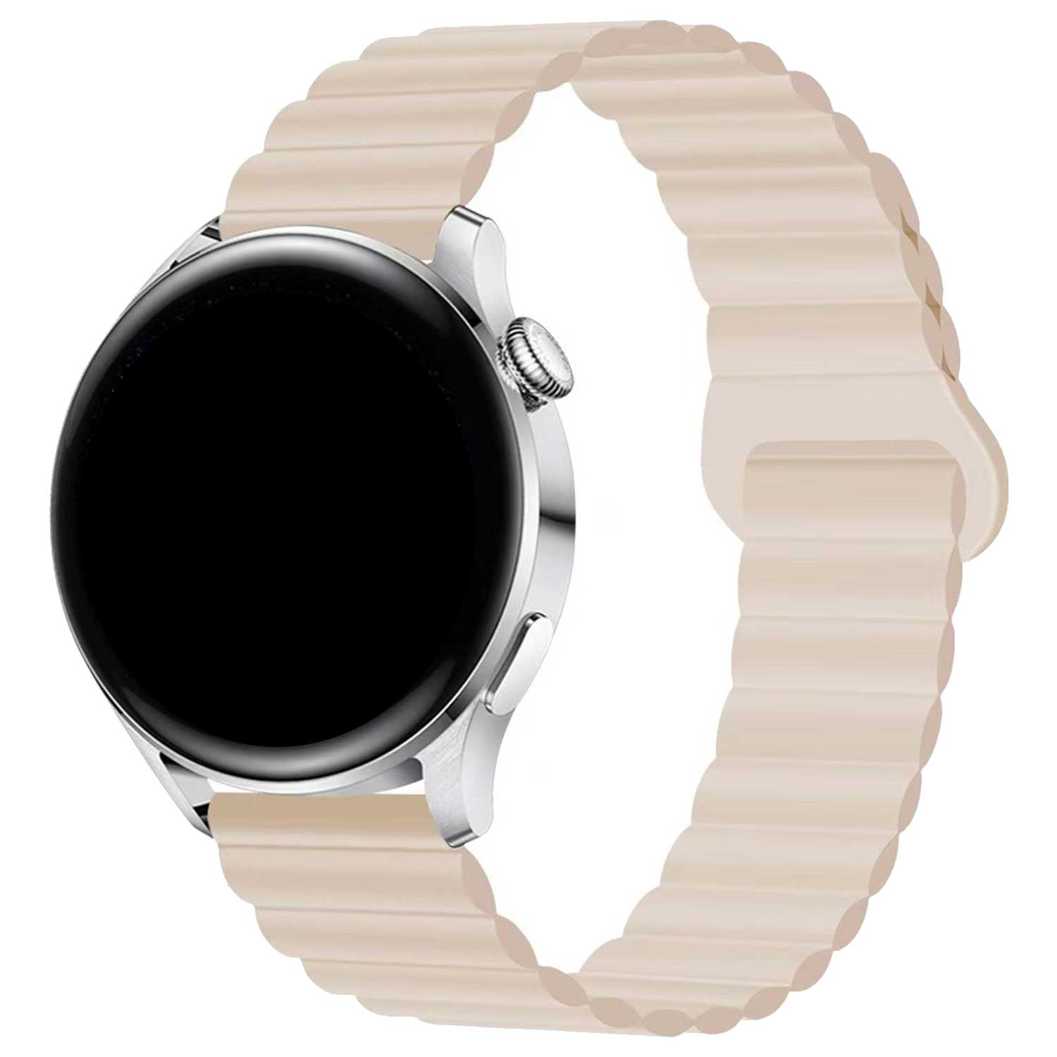 Samsung Galaxy Watch 7 Magnetic Silicone Strap - Starlight