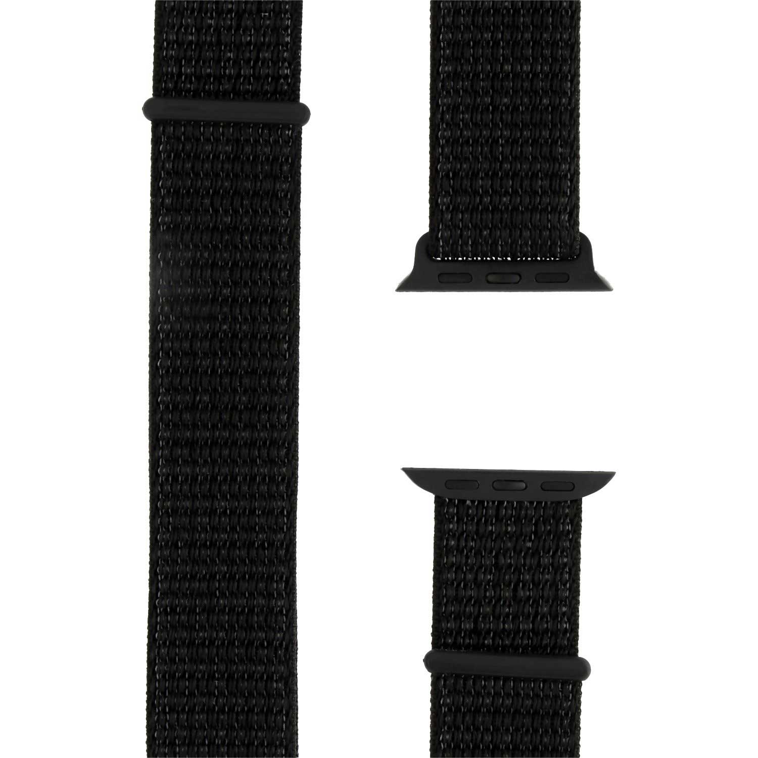 Apple Watch Nylon Sport Loop Strap - Reflector Black