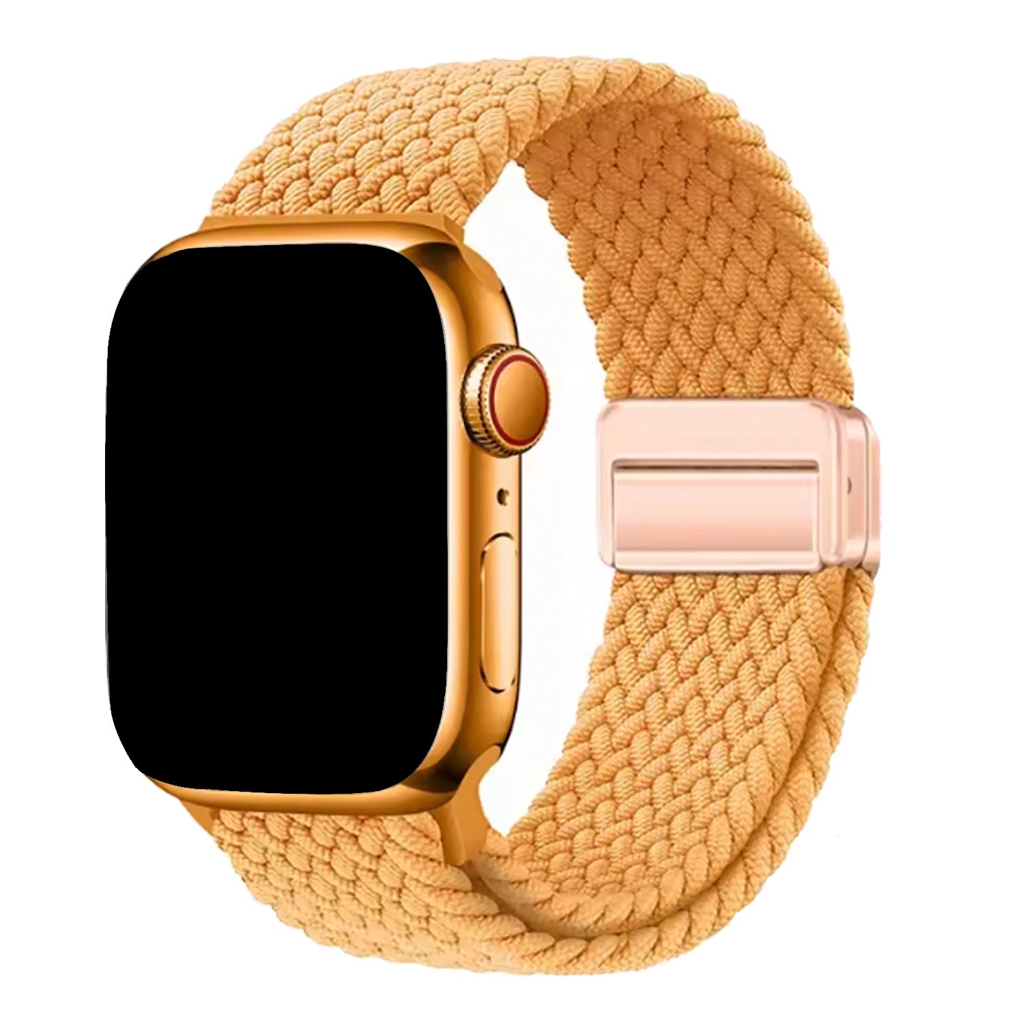 Apple Watch strap Zyra - nylon - yellow
