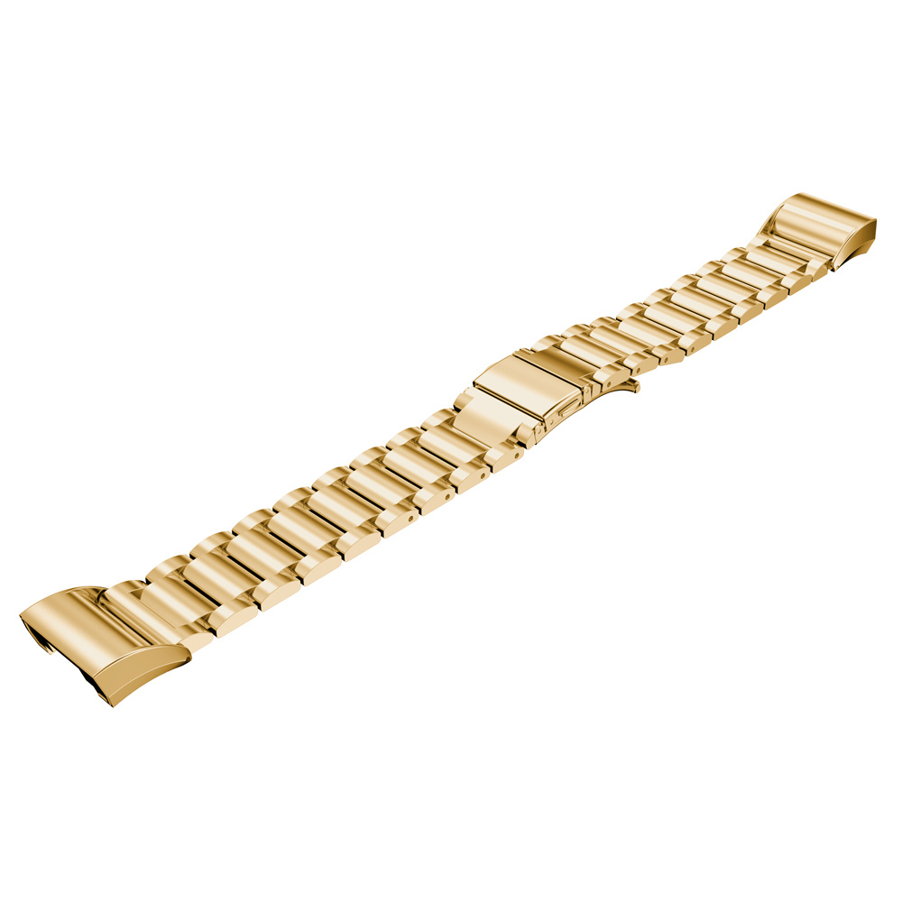 Fitbit Charge 2 Beaded Steel Link Strap - Gold