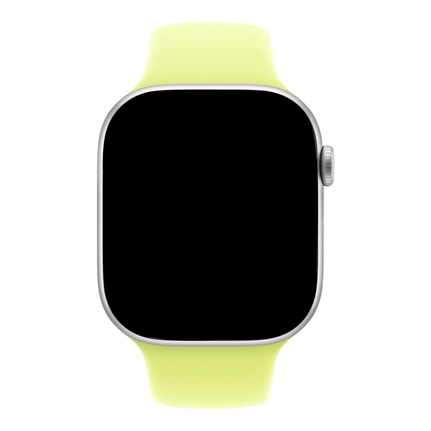 Apple Watch strap Ovaro - silicone - Neon yellow