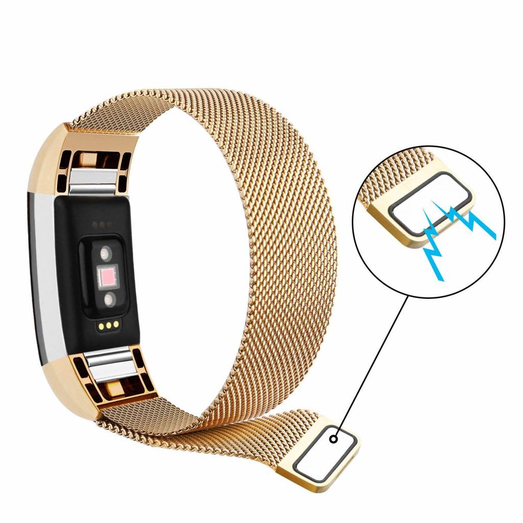 Fitbit Charge 2 Milanese Strap - Gold