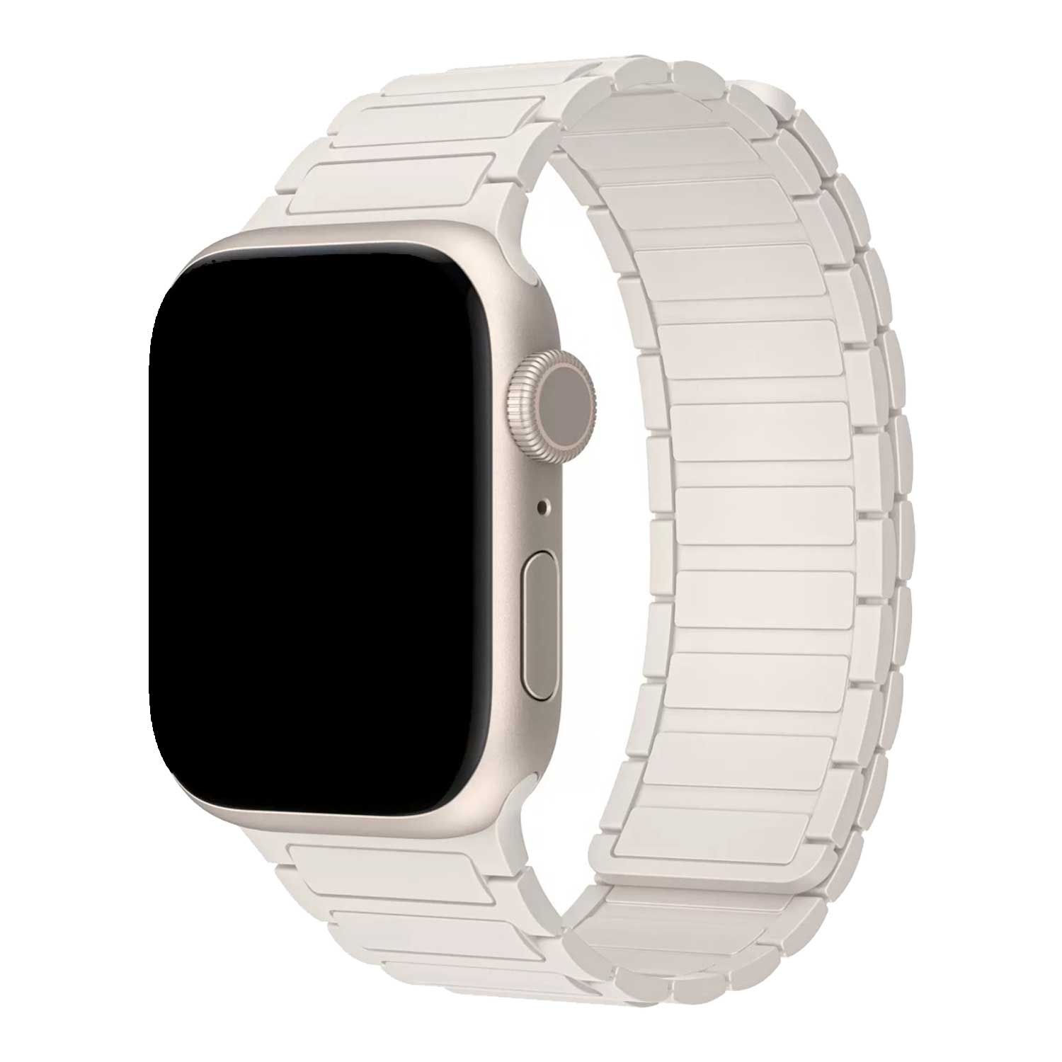 Apple Watch strap Zyro - silicone - starlight