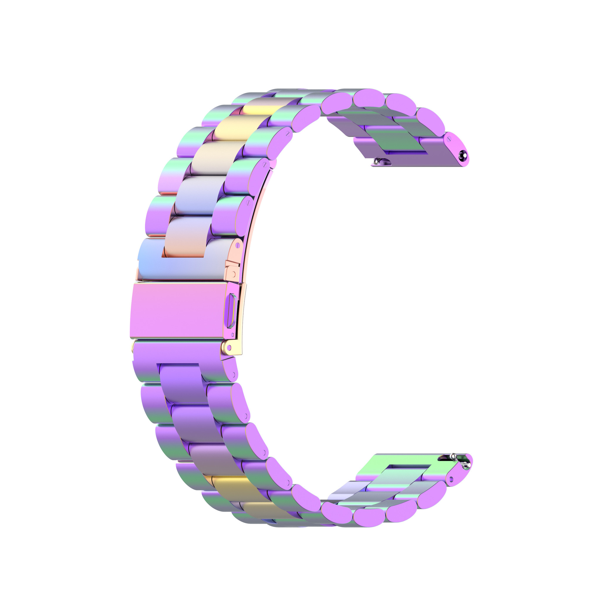 Garmin Vivoactive / Vivomove Beads Steel Link Strap - Colourful