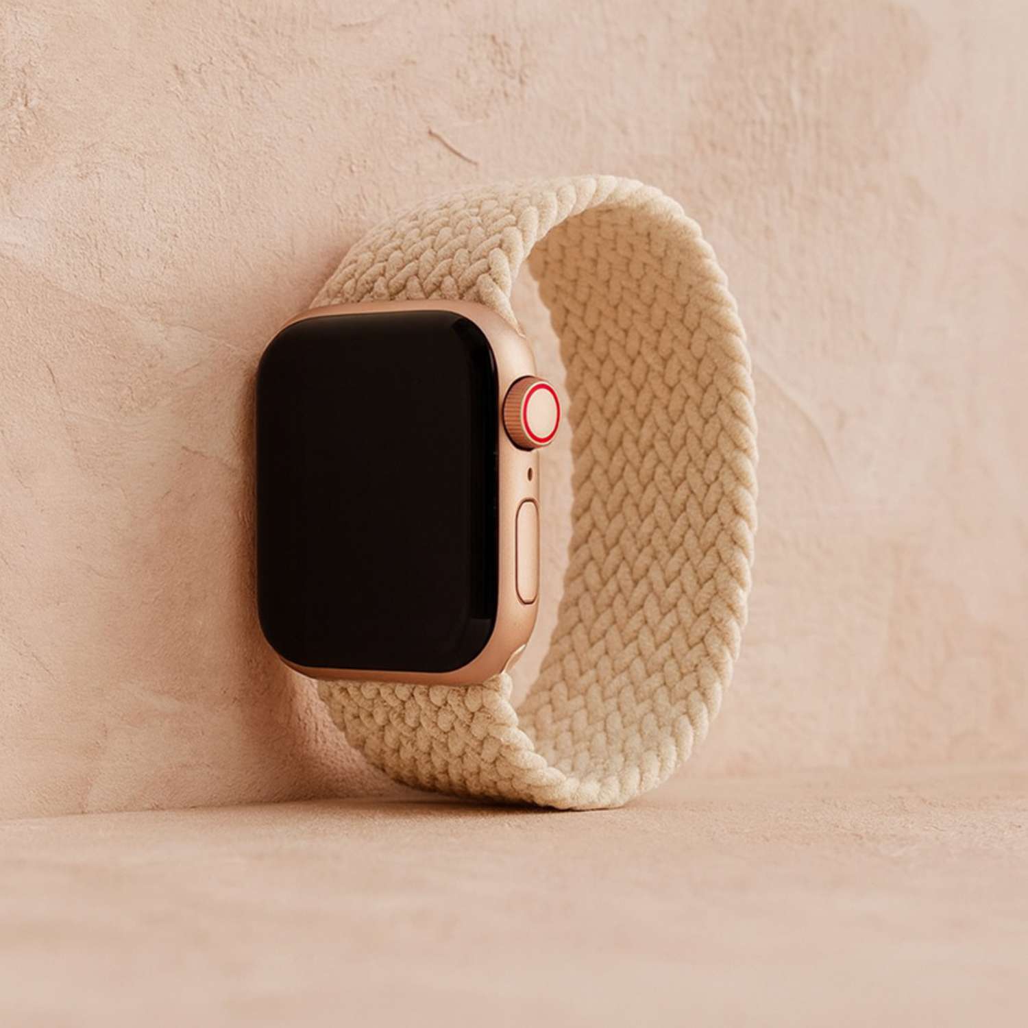 Apple Watch Nylon Braided Solo Loop Strap - Starlight