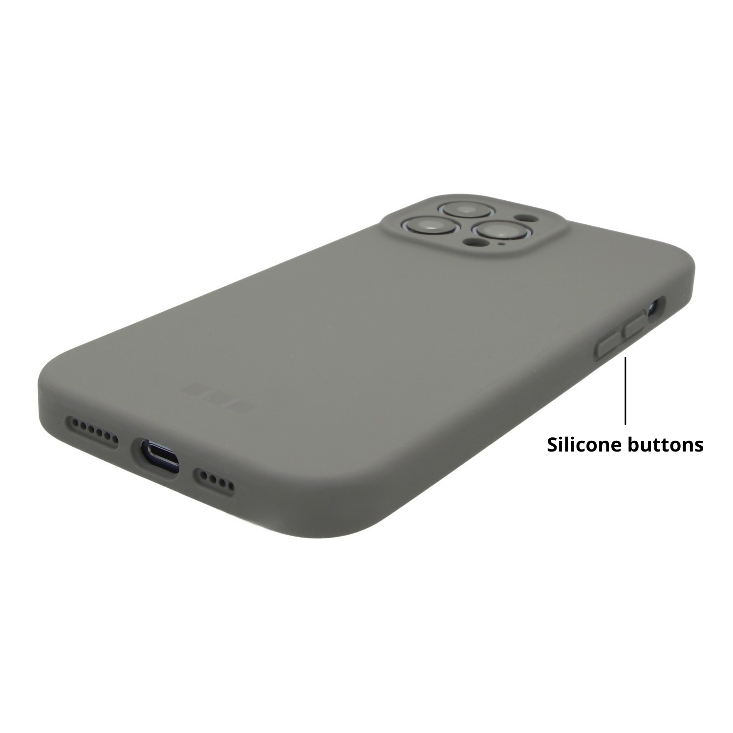 iPhone 16 Pro case Coloree - silicone - grey