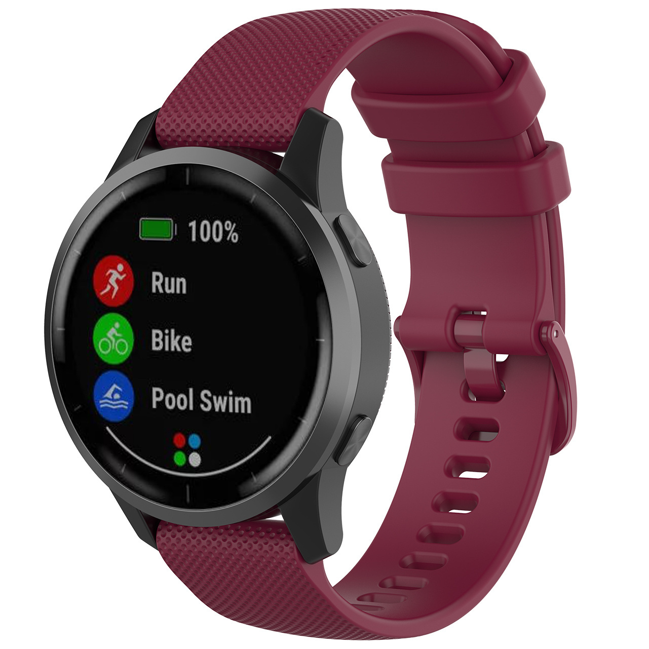 Huawei Watch Gt Sport Buckle Strap - Wine Red