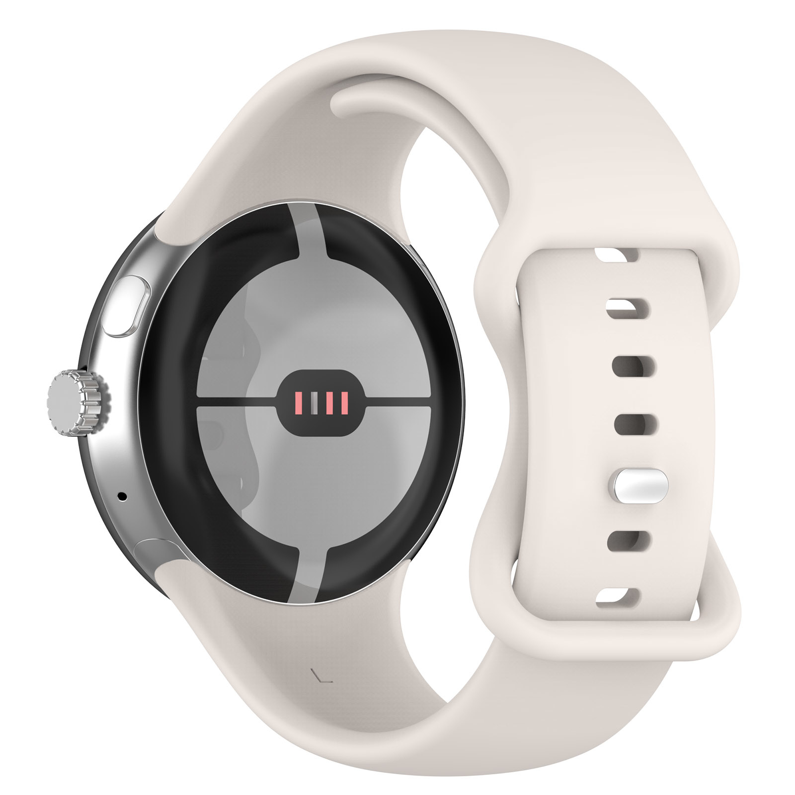 Google Pixel Watch Sport Strap - Soft White