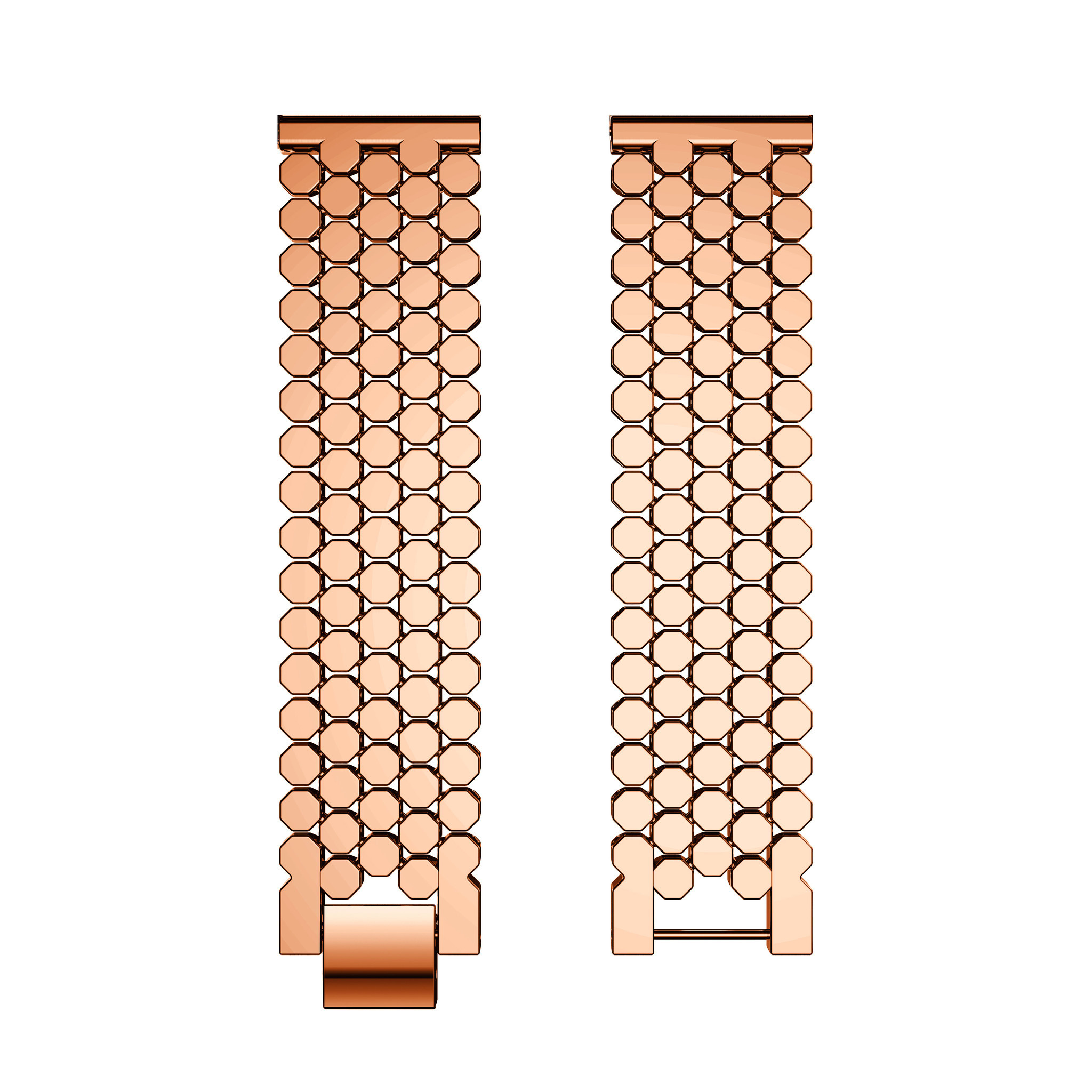 Garmin Vivoactive Vis Steel Link Strap - Rose Gold