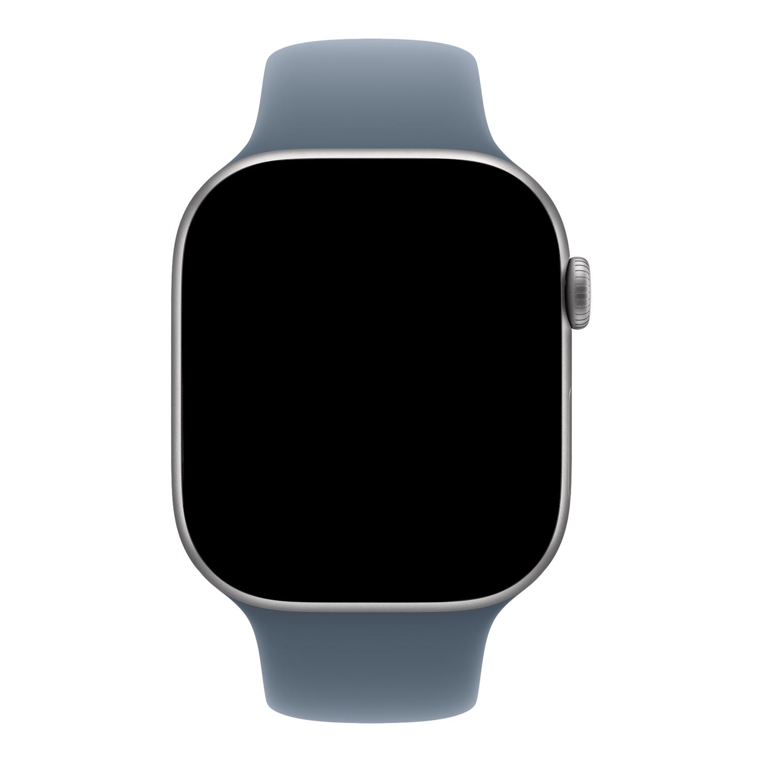 Apple Watch strap - silicone - anchor blue