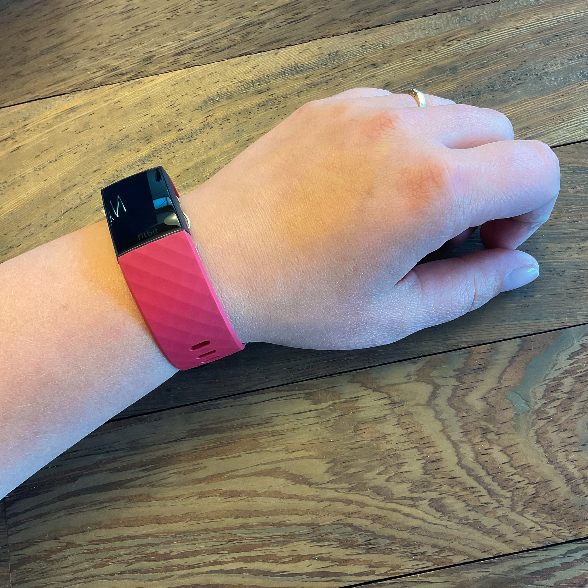 Fitbit Charge 3 &Amp; 4 Sport Waffle Strap - Red