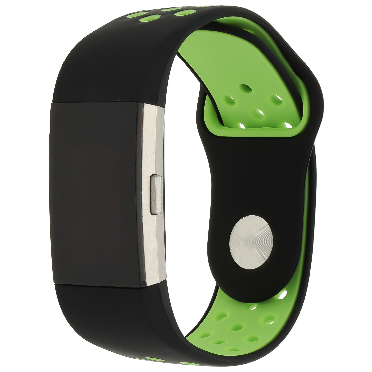 Fitbit Charge 2 Double Sport Strap - Black Green