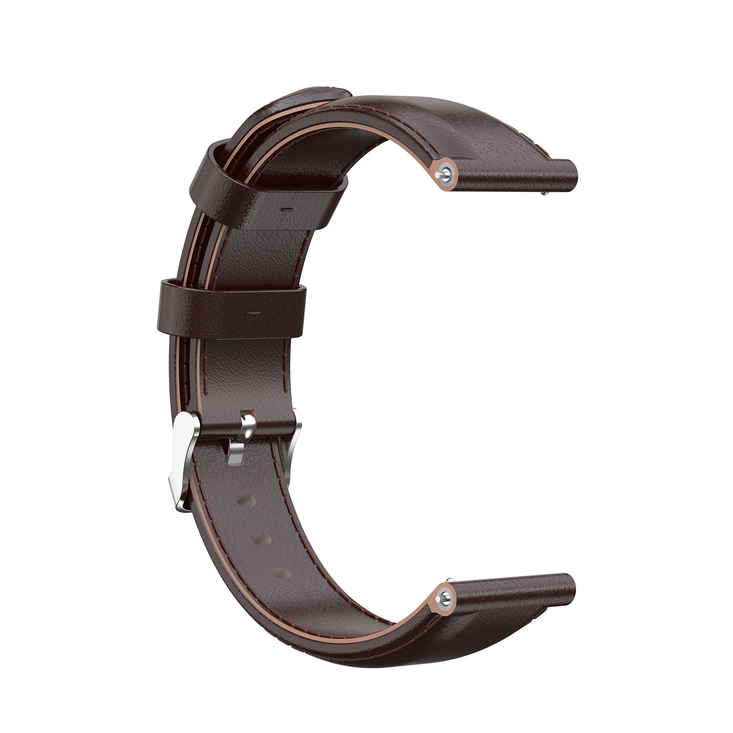 Polar Ignite Leather Strap - Dark Brown