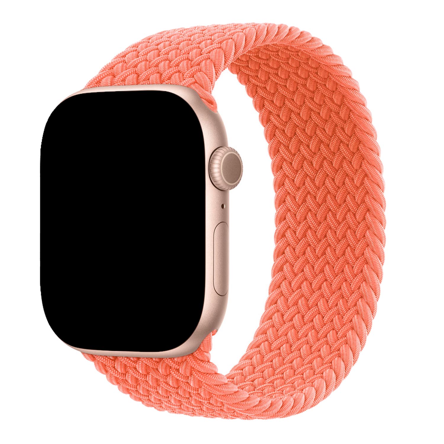 Apple Watch band Onyx - braided - solo - nylon - tangerine