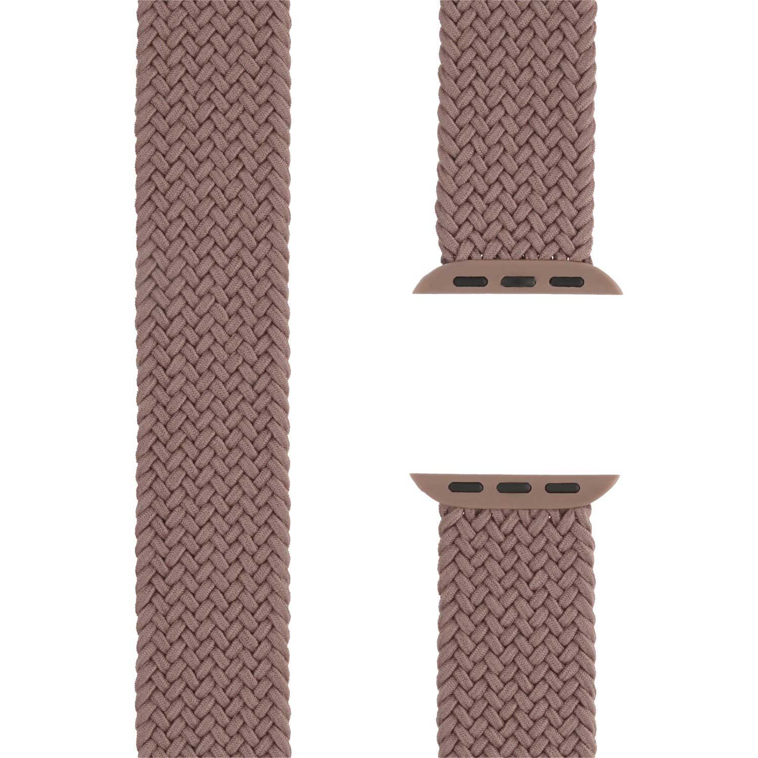 Apple Watch Nylon Braided Solo Loop Strap - Beige