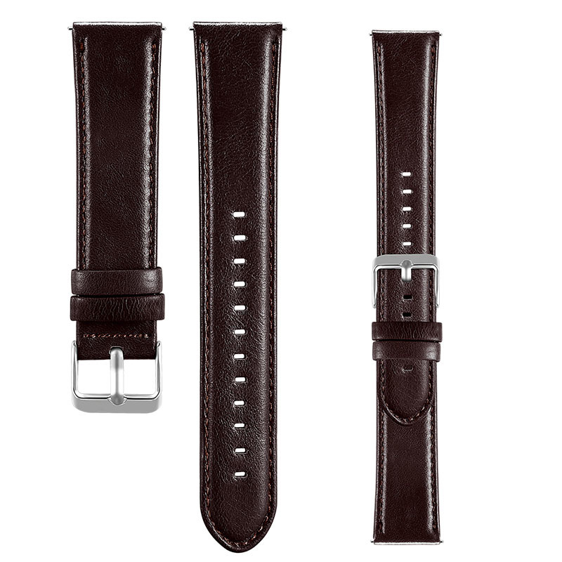 Polar Ignite Genuine Leather Strap - Dark Brown
