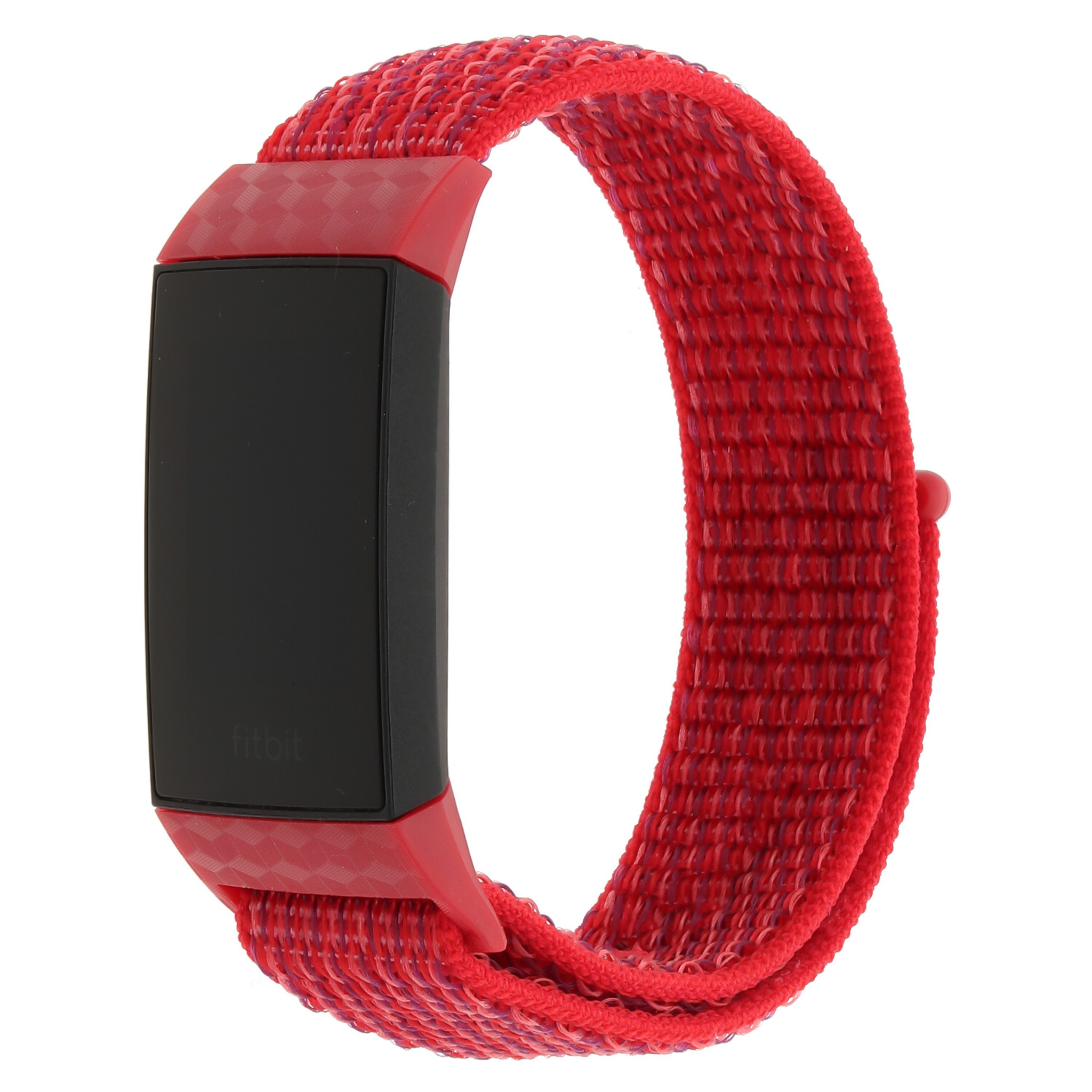 Fitbit Charge 3 &Amp; 4 Nylon Strap - Red