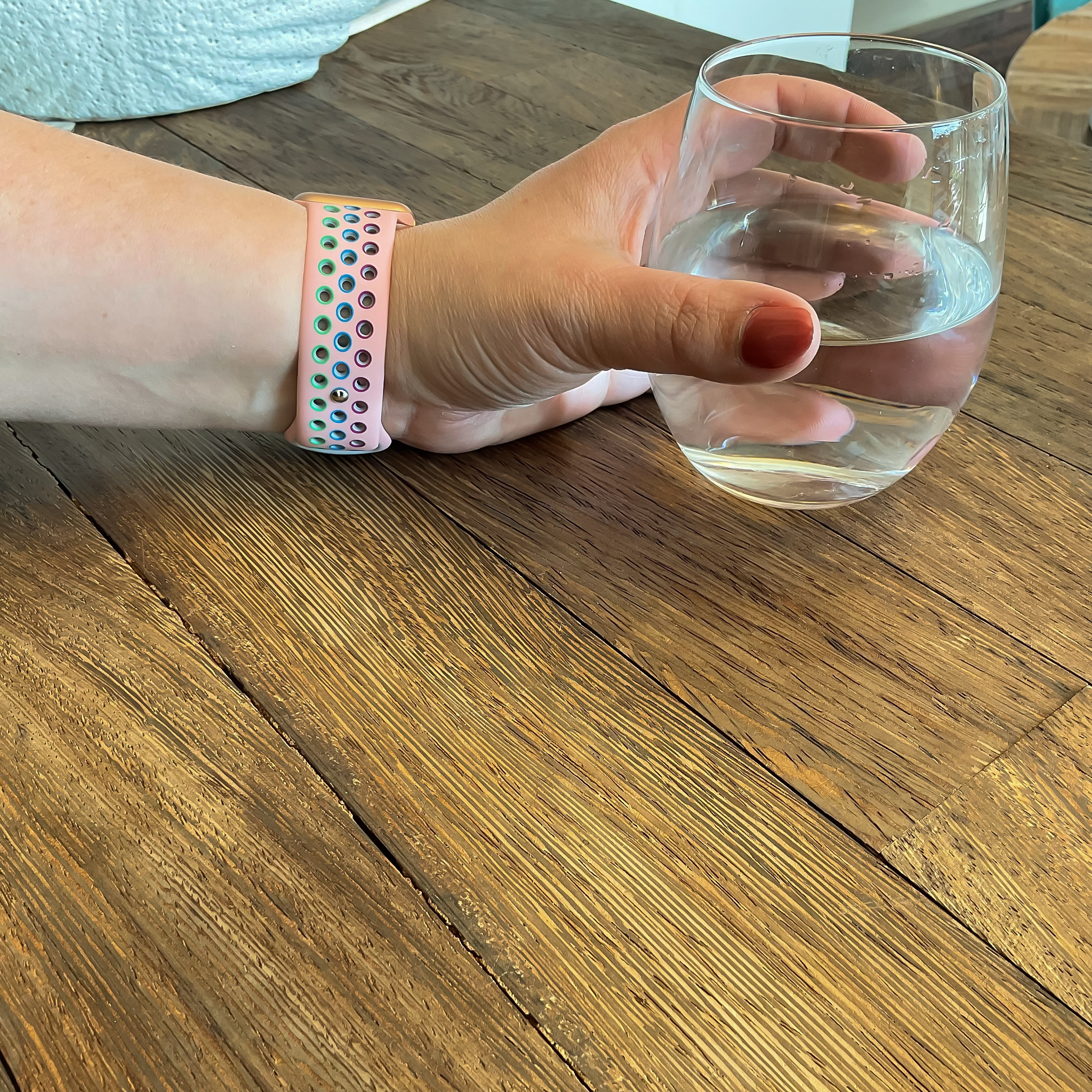 Apple Watch Double Sport Strap - Colourful Pink Apple Watch Double Sport Strap - Colourful Pink