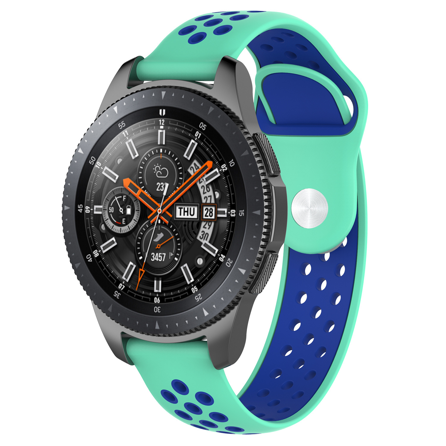 Huawei Watch Gt Double Sport Strap - Teal Blue