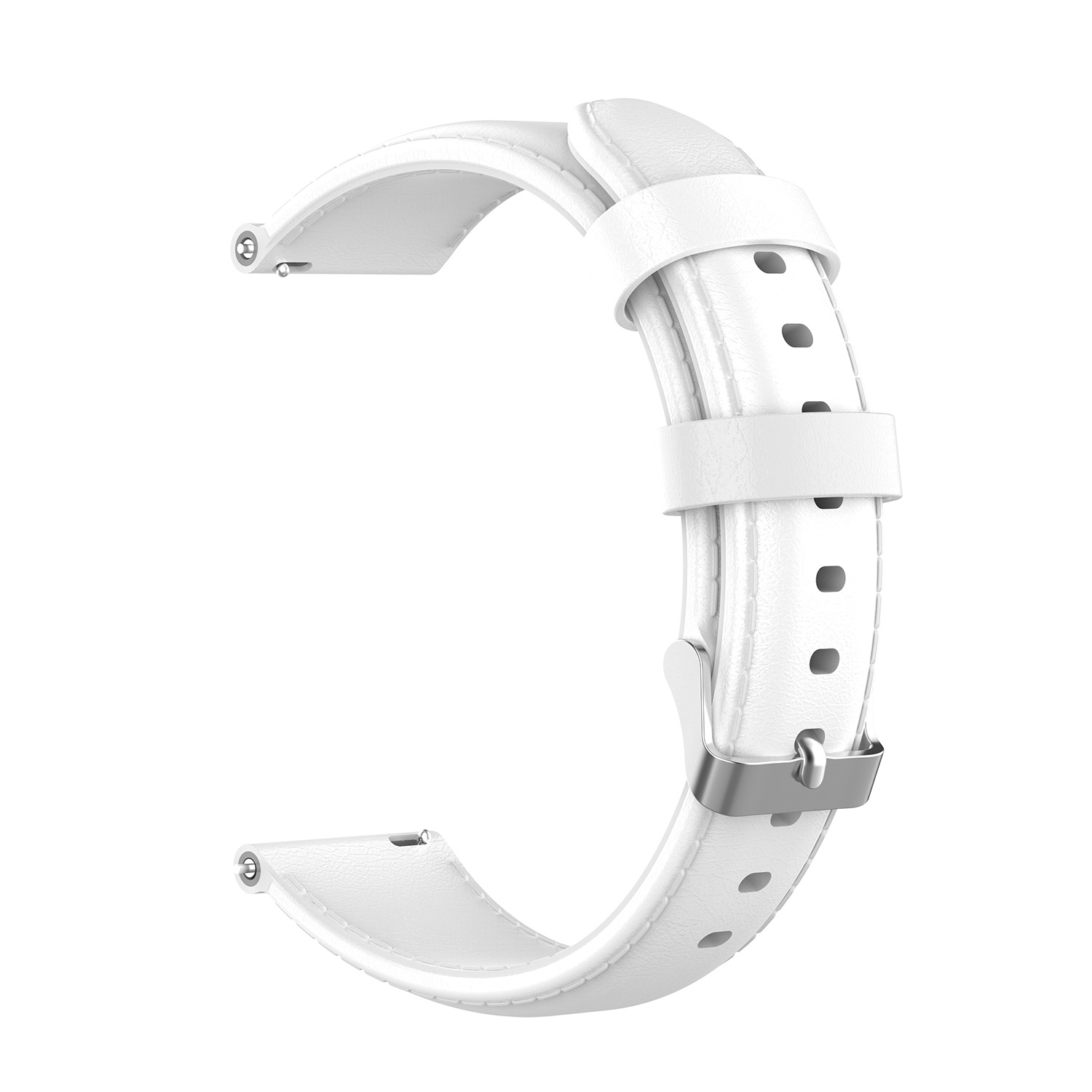 Garmin Vivoactive / Vivomove Leather Strap - White