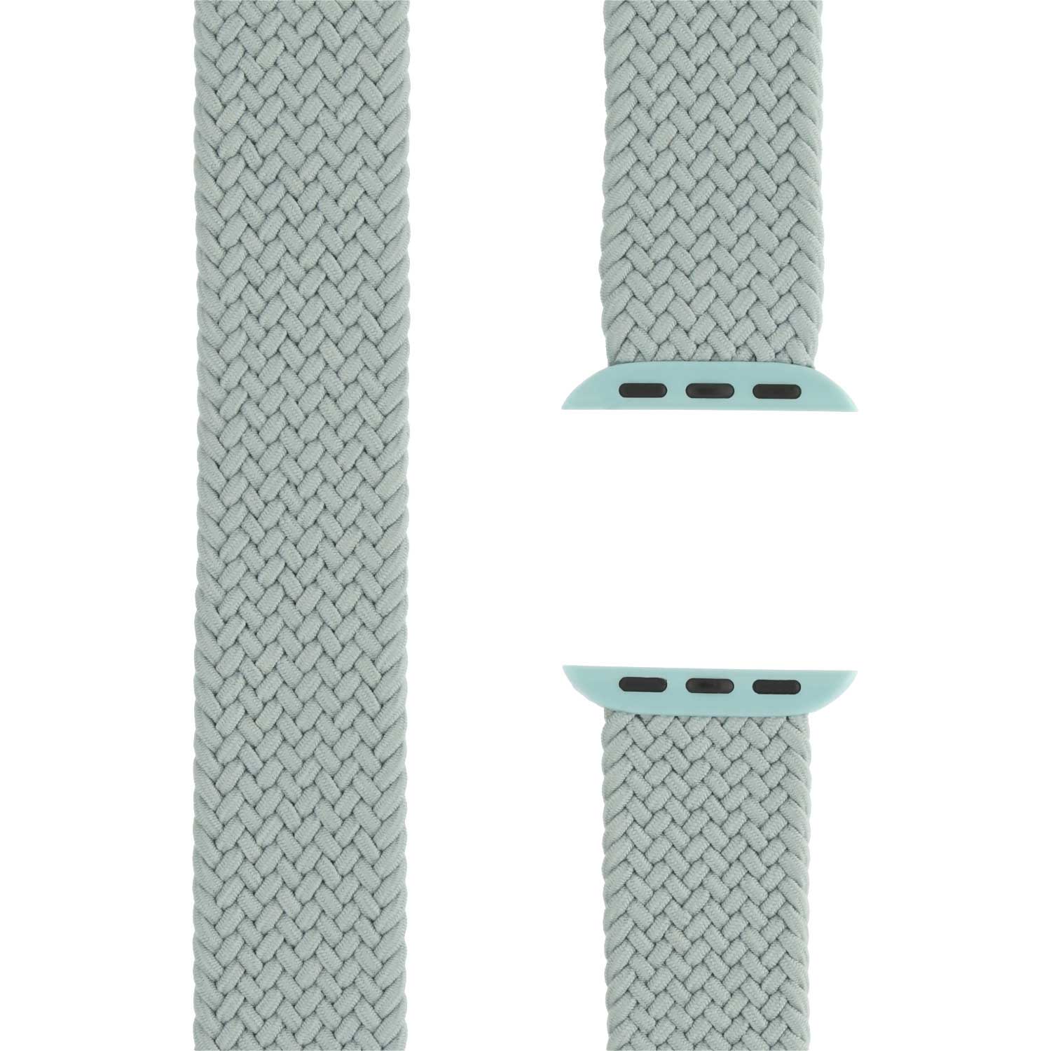 Apple Watch Nylon Braided Solo Loop Strap - Mint