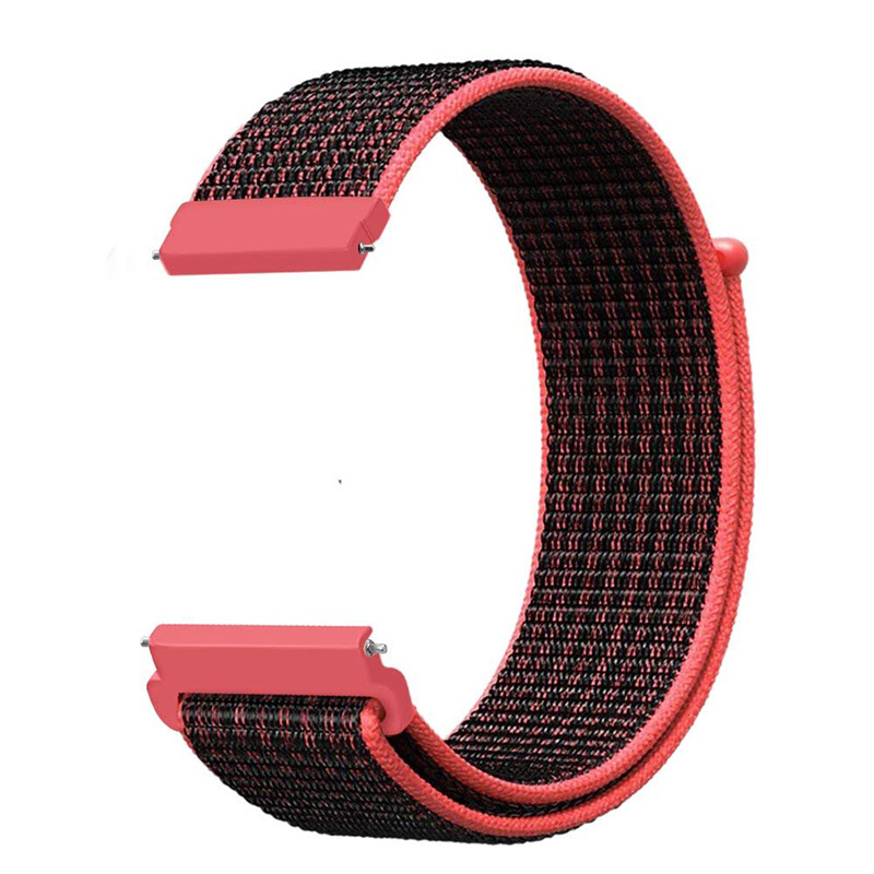 Samsung Galaxy Watch Nylon Strap - Pink Black