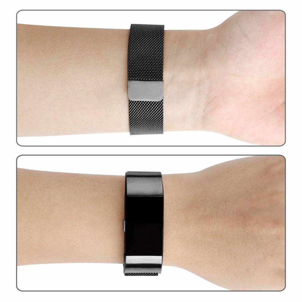 Fitbit Charge 2 Milanese Strap - Black