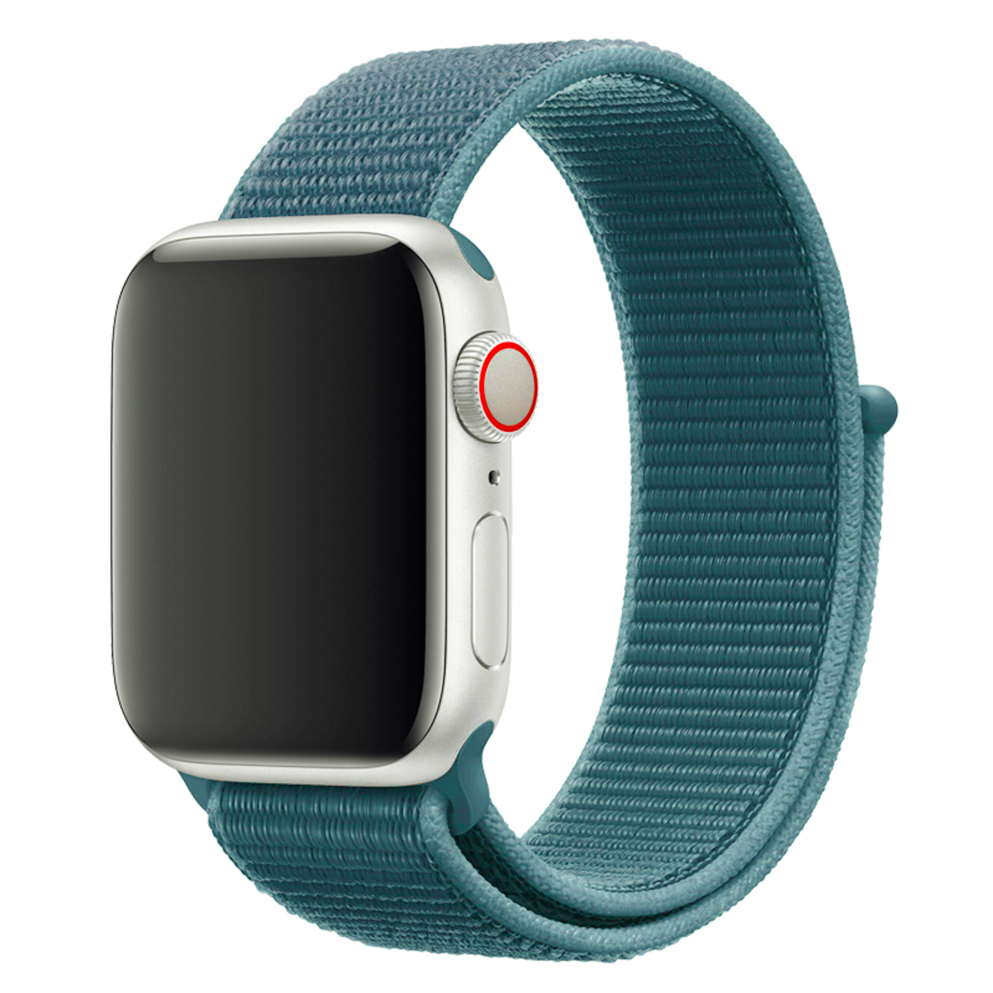 Apple Watch Nylon Sport Loop Strap - Pine Green