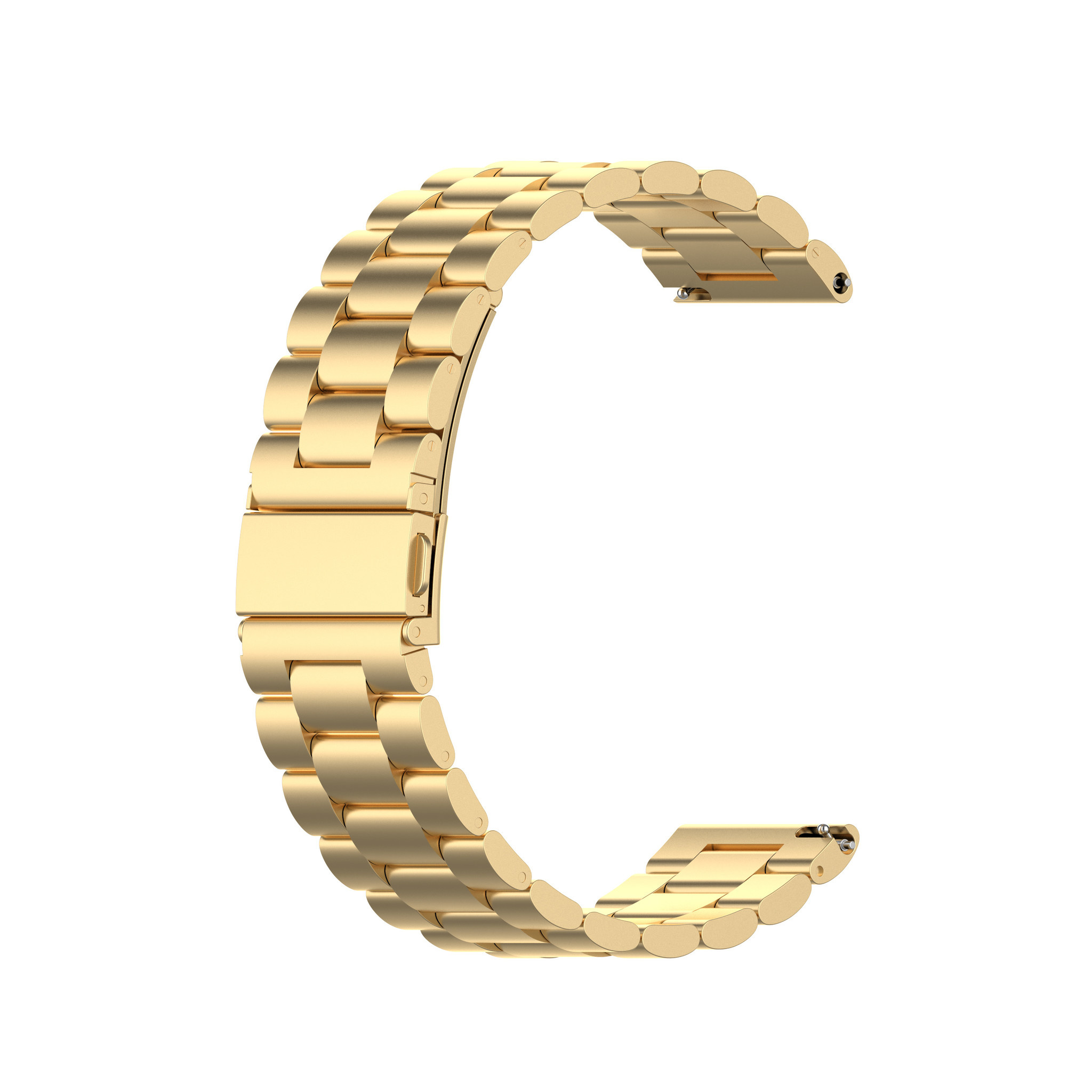 Huawei Watch Gt Beads Steel Link Strap - Gold
