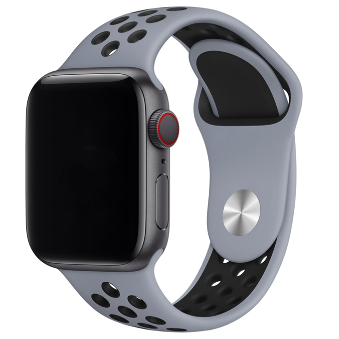 Apple Watch Double Sport Strap - Fog Black