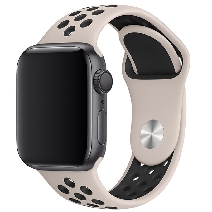 Apple Watch Double Sport Strap - Desert Sand Black