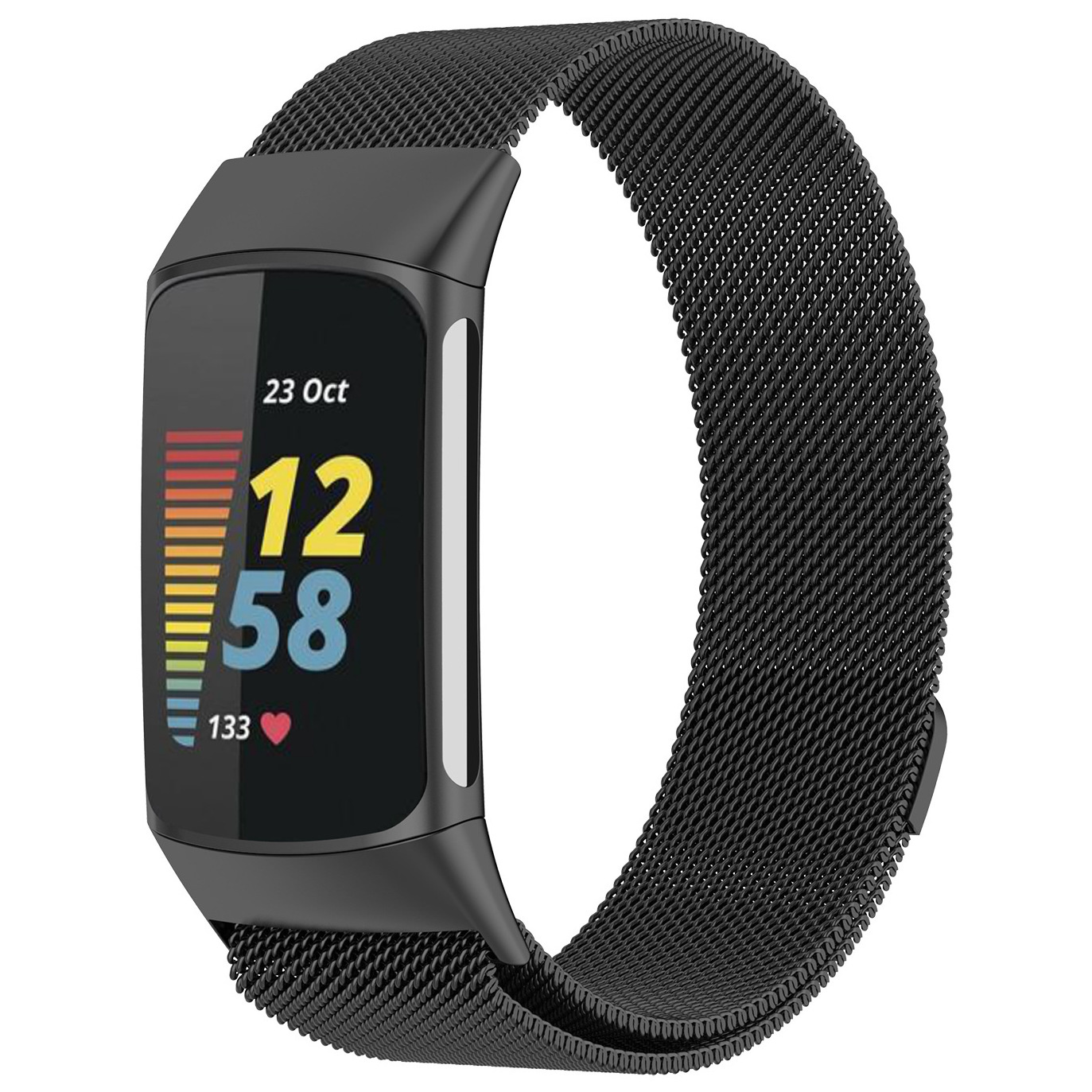 Fitbit Charge 5 Milanese Strap - Black