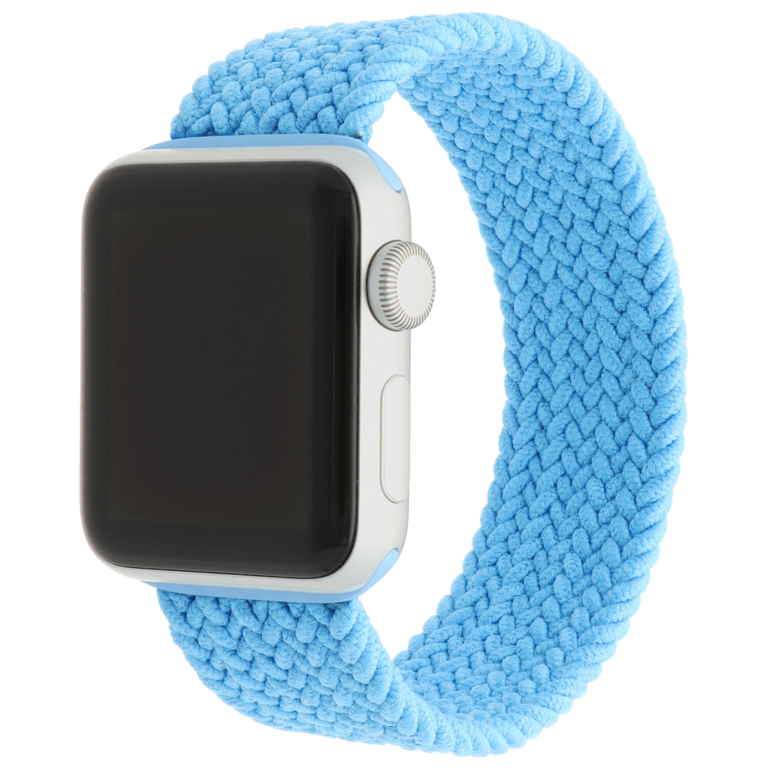 Apple Watch Nylon Braided Solo Loop Strap - Sky Blue