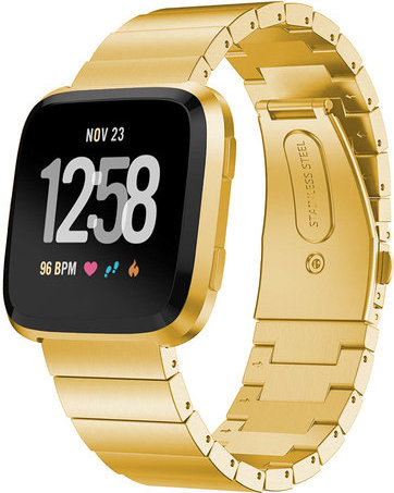 Fitbit Versa Steel Link Strap - Gold