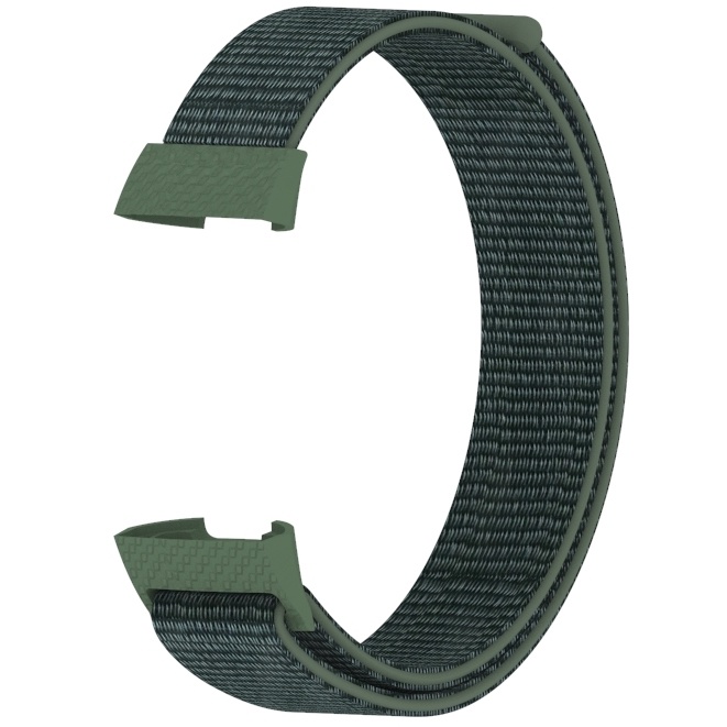 Fitbit Charge 3 &Amp; 4 Nylon Strap - Army Green