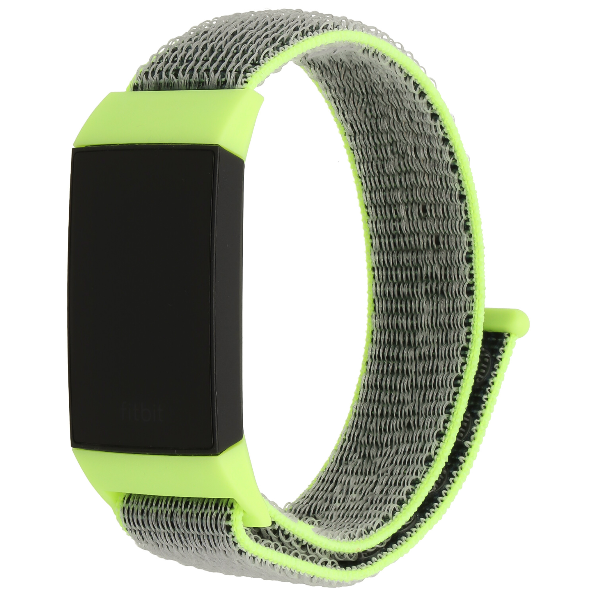 Fitbit Charge 3 &Amp; 4 Nylon Strap - Bright Yellow