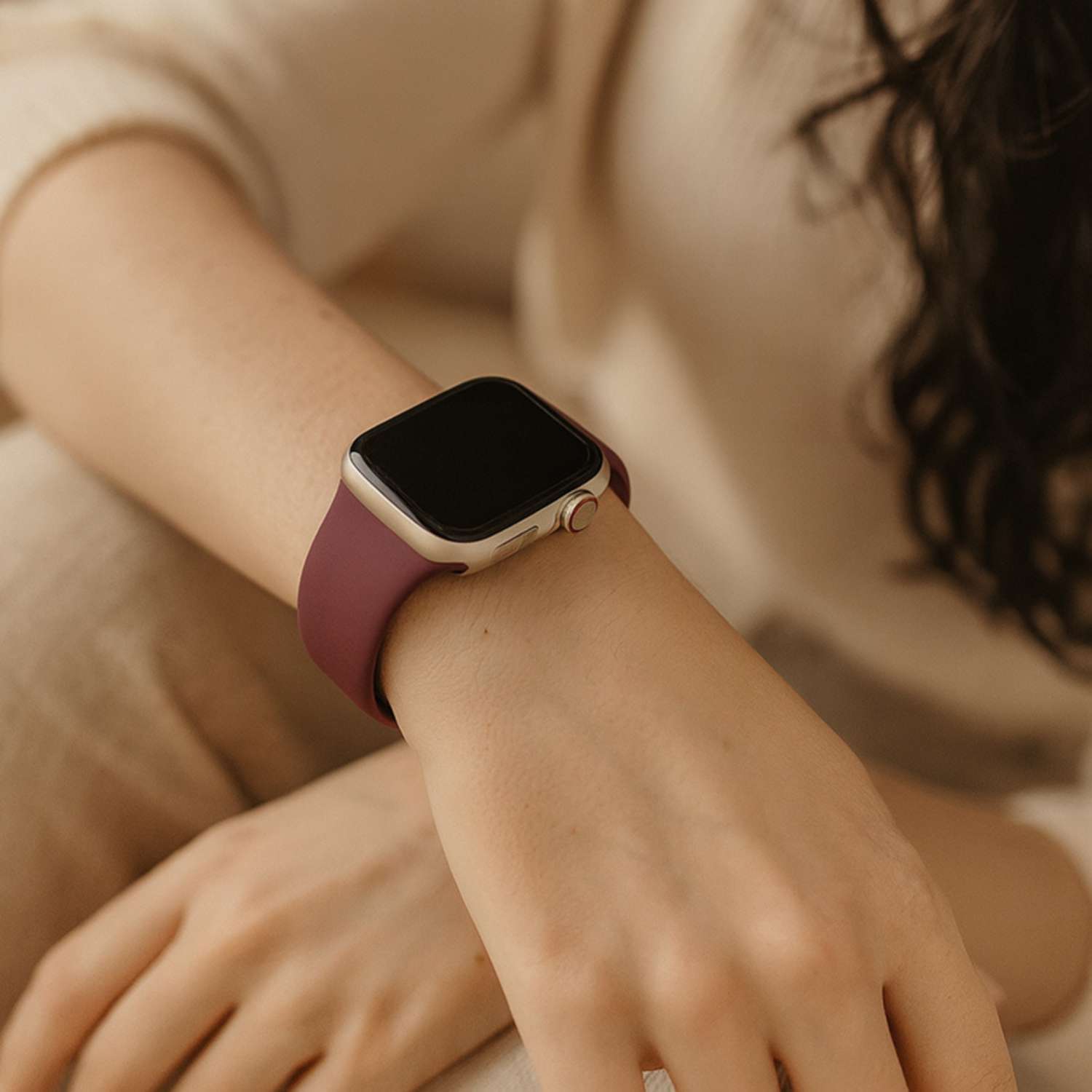 Apple Watch Sport Strap - Mulberry