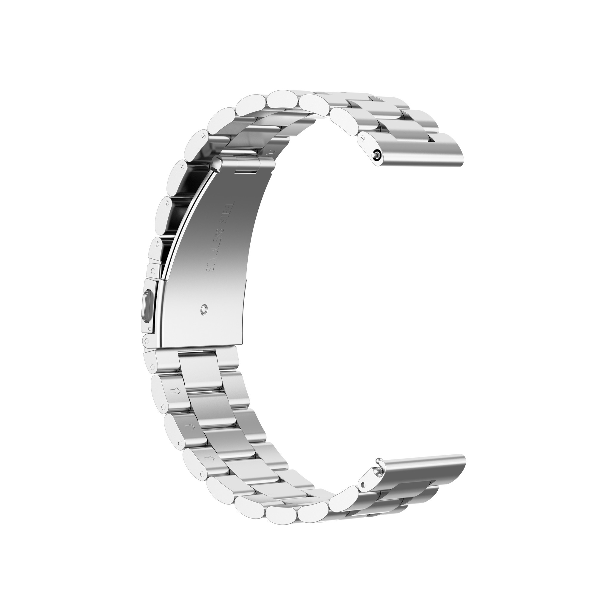 Samsung Galaxy Watch Beads Steel Link Strap - Silver
