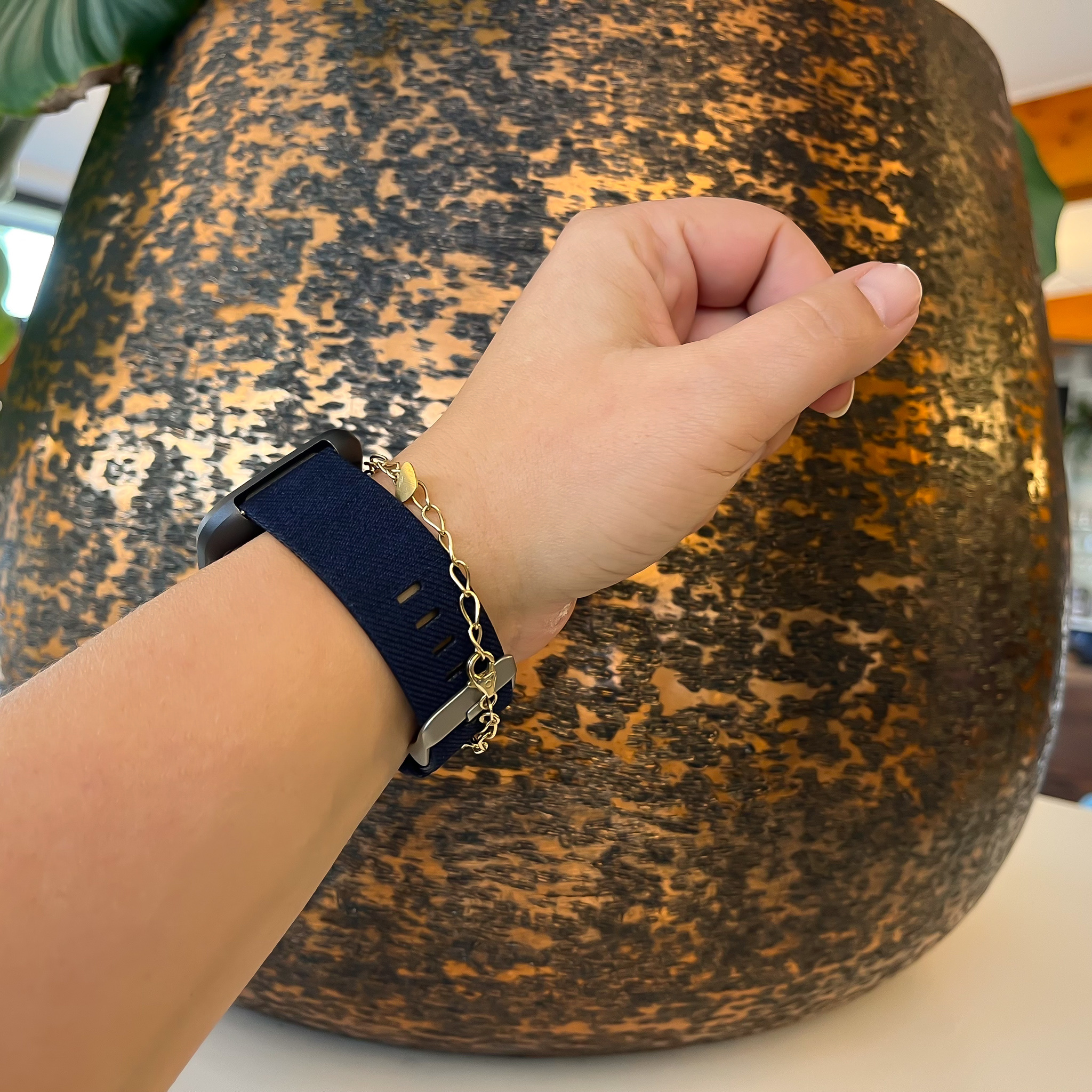 Fitbit Versa Nylon Buckle Strap - Blue