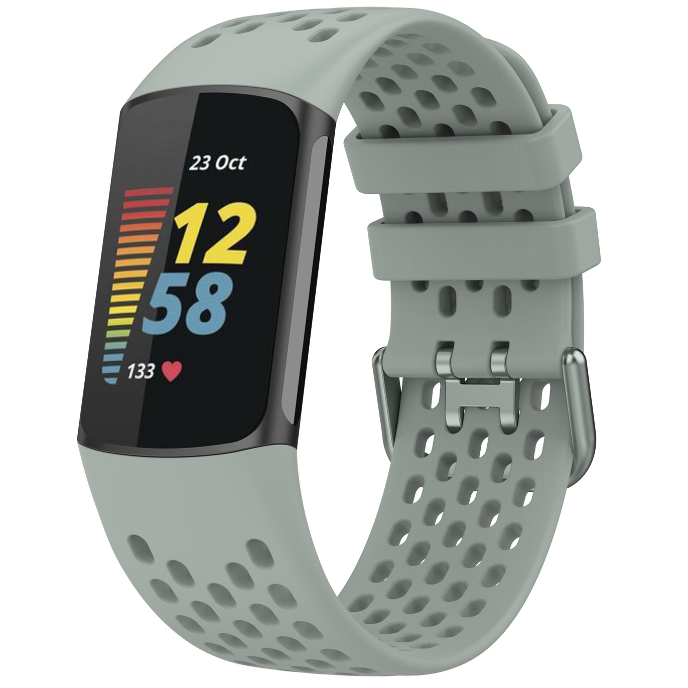 Fitbit Charge 5 Sport Point Strap - Grey