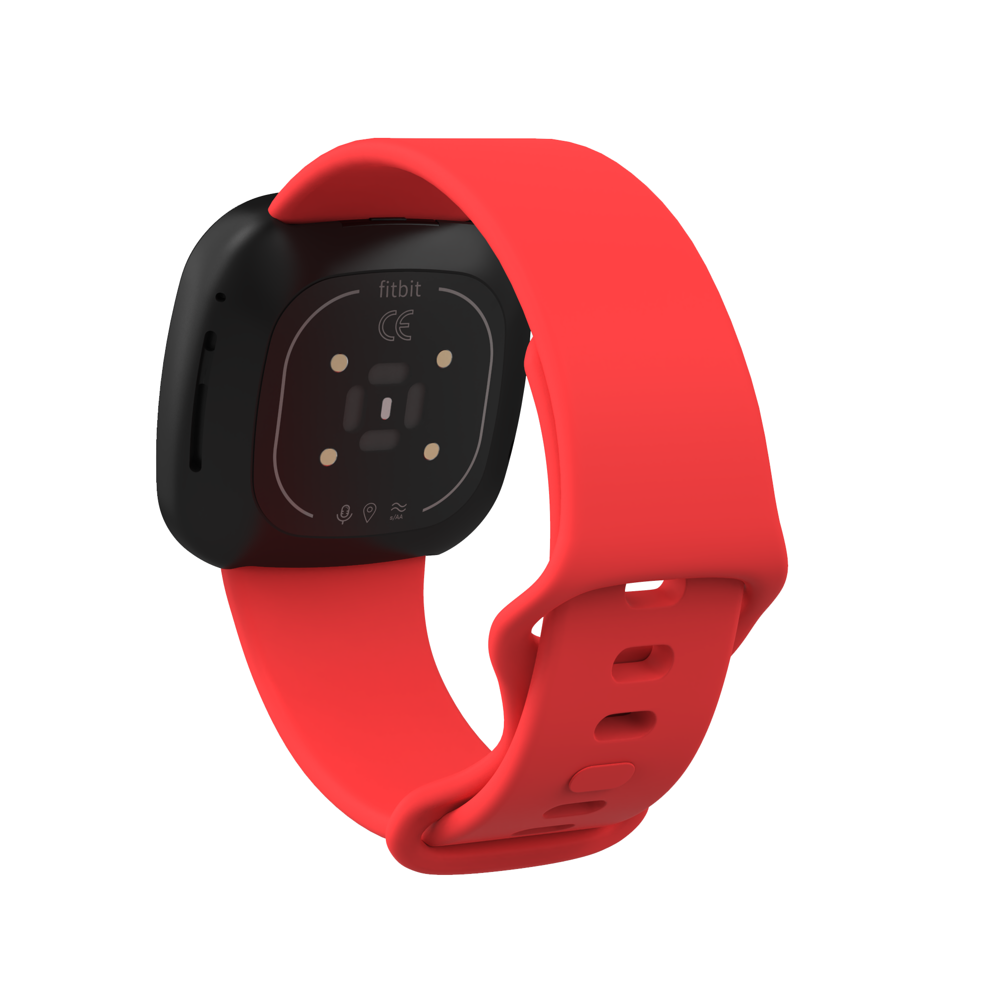 Fitbit Versa 3 / Sense Sport Strap - Red