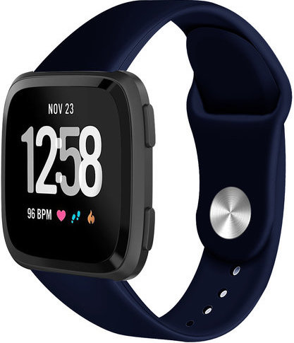 Fitbit Versa Silicone Sport Strap - Navy Blue