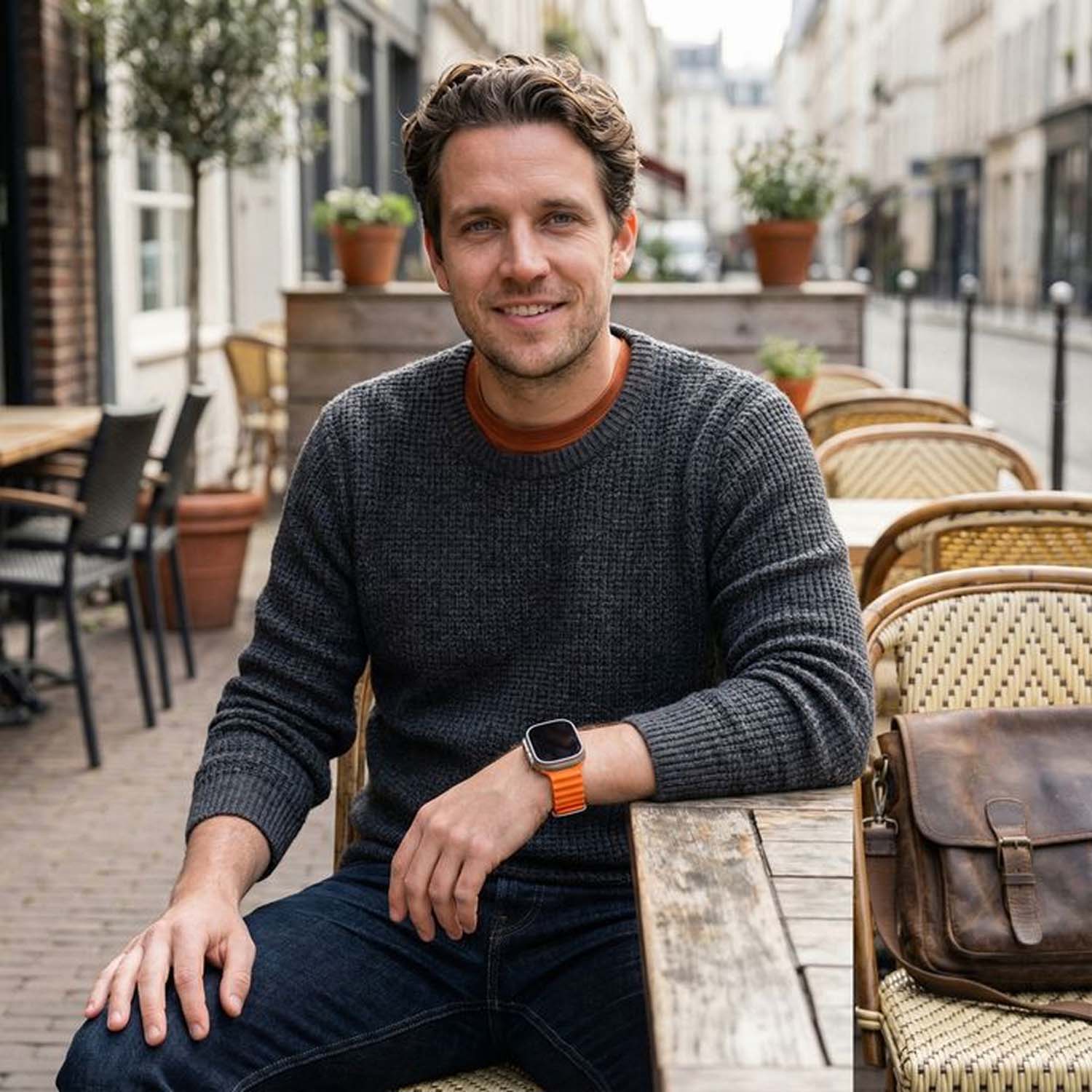 Apple Watch Sport Ocean Strap - Orange