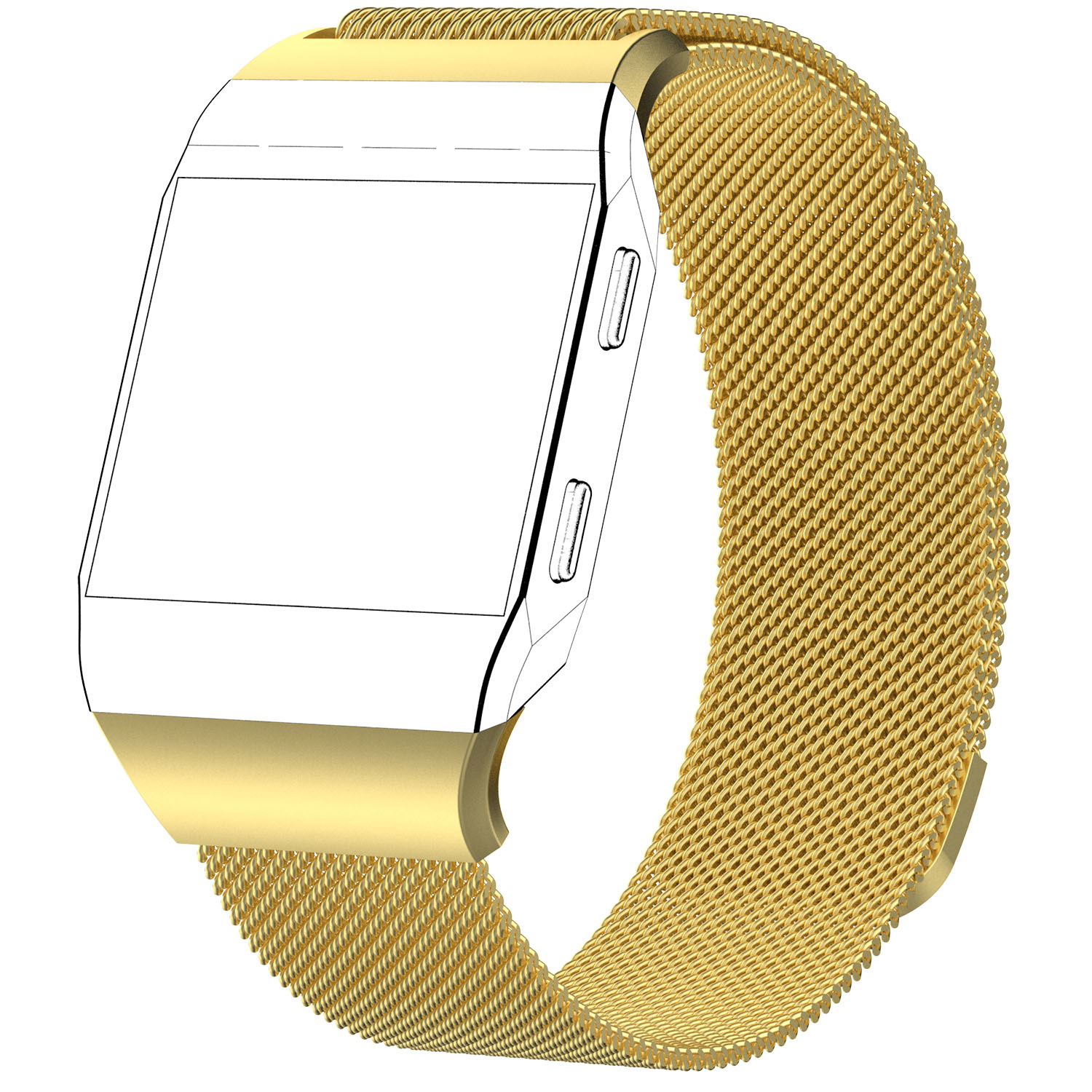 Fitbit Ionic Milanese Strap - Gold