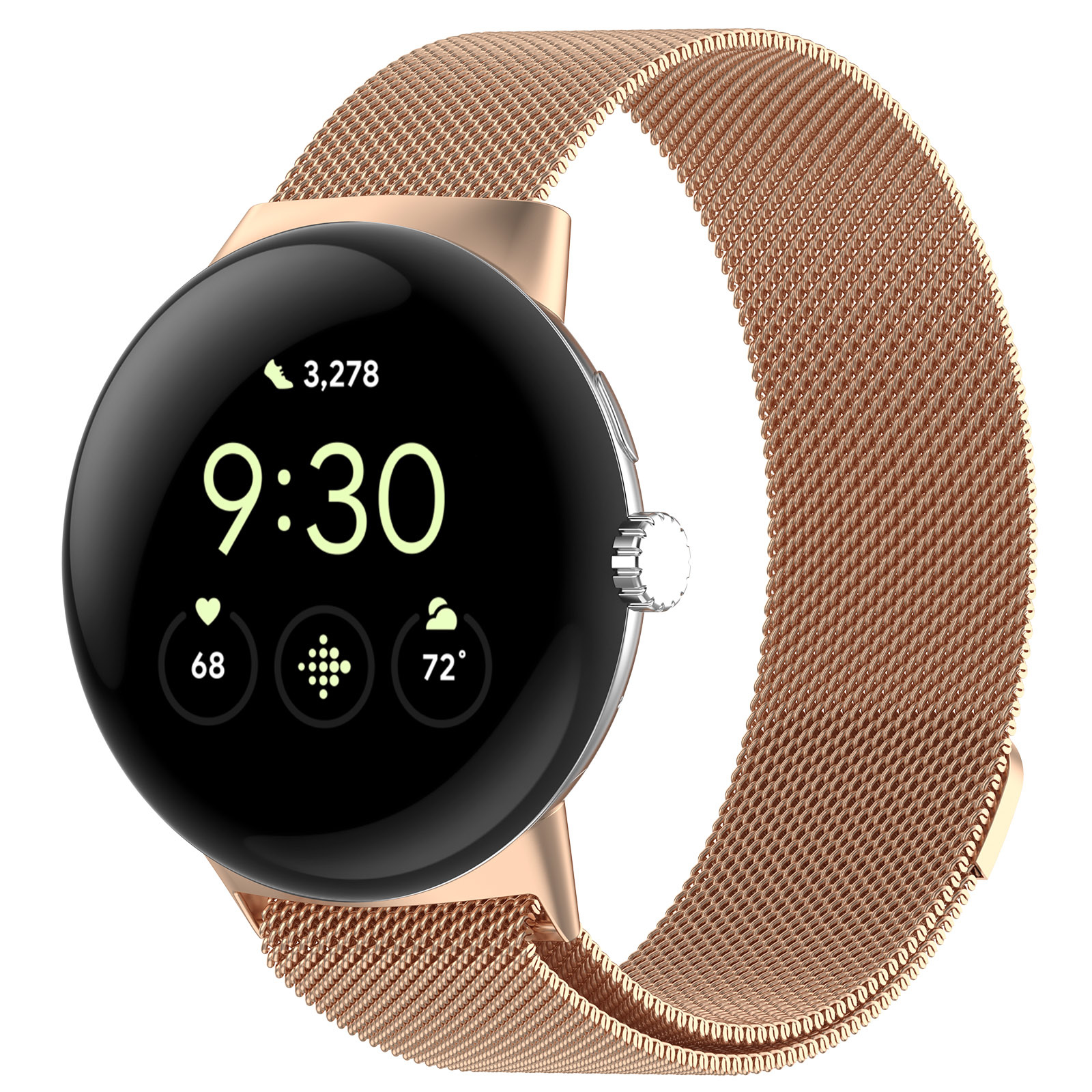 Google Pixel Watch Milanese Strap - Rose Gold