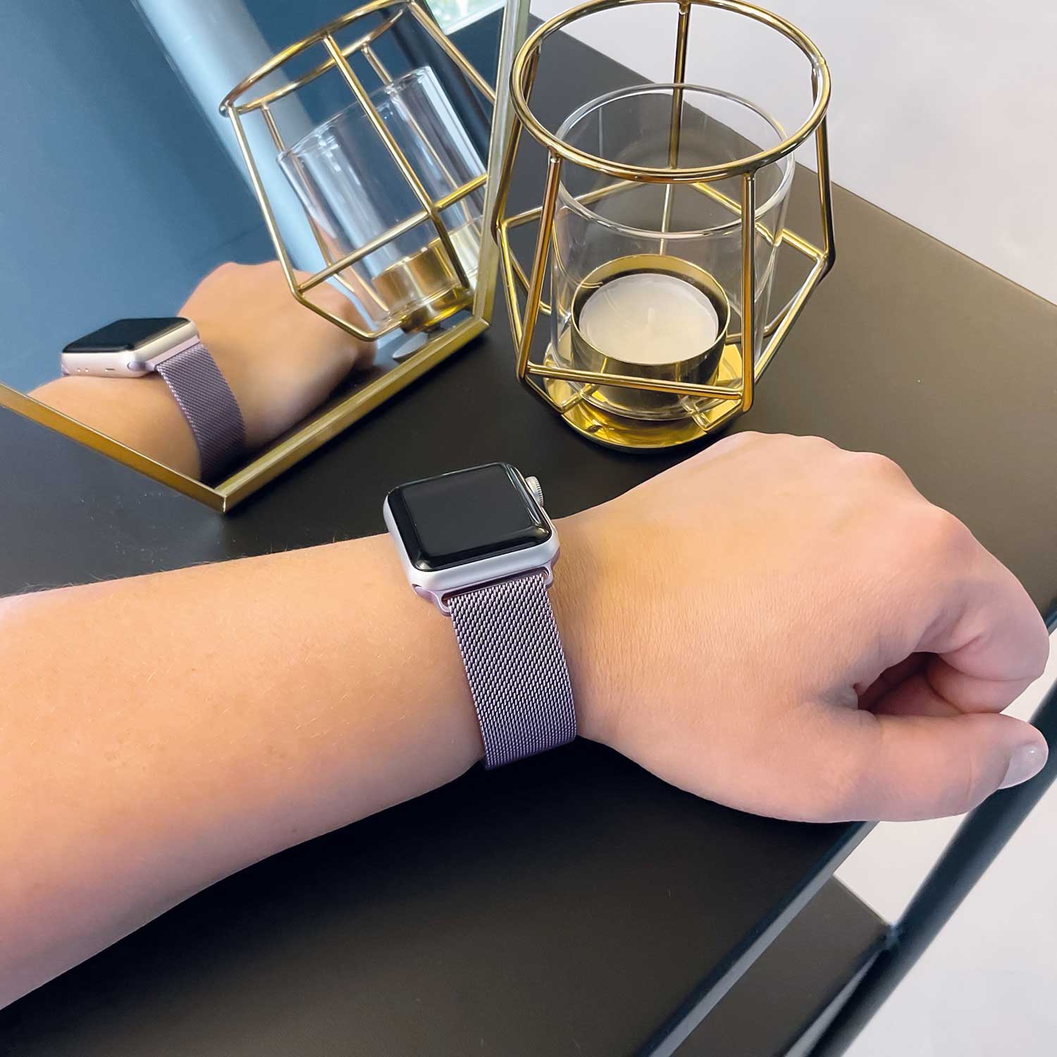 Apple Watch Milanese Strap - Lavender