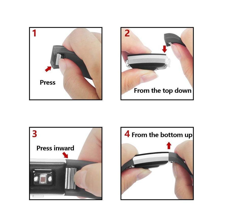 Fitbit Charge 2 Sport Strap - Grey