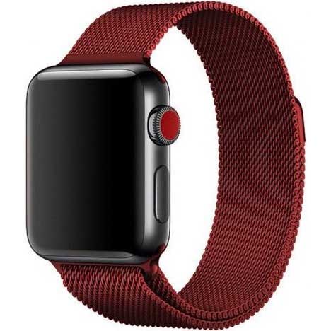 Apple Watch Milanese Strap - Red
