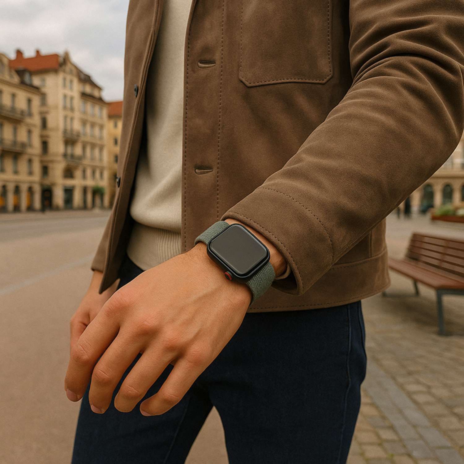 Apple Watch Nylon Sport Loop Strap - Sage