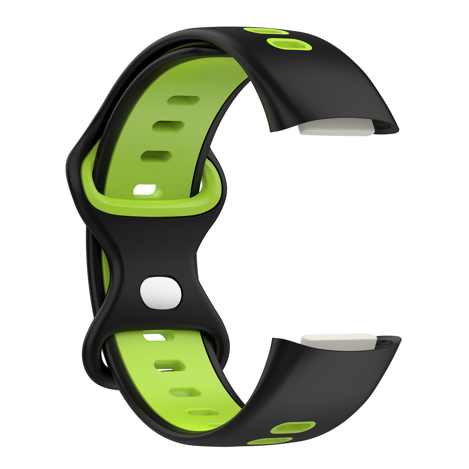 Fitbit Charge 5 Double Sport Strap - Black Yellow